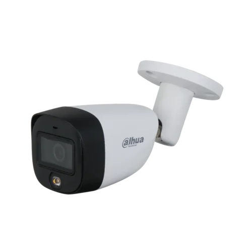 DH-HAC-HFW1801CMN-IL-A-0280B-S2. Cámara HDCVI Dahua de 8MP (4K) tipo bullet lente fijo de 2.8mm iluminación de hasta 20m protección IP67 micrófono incorporado.