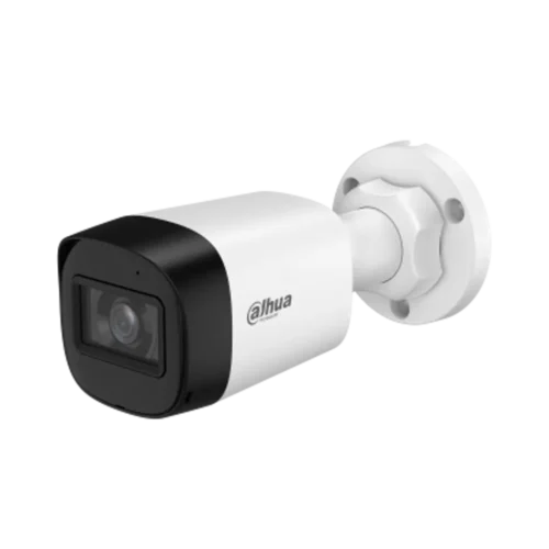 DH-HAC-HFW1500RLN-0280B-S3-DIP. Cámara Dahua Análoga Tipo Bala, 5MP, Lente Fijo 2.8mm, IR 30M, Protección IP67.