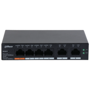 DH-CS4006-4GT-60. Switch Cloud Dahua 6 puertas Gigabit 4xPoe 2 Uplink