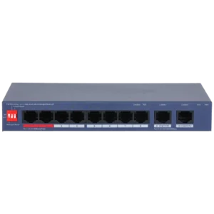 DH-CS4010-8ET2GT-110. Switch Cloud Dahua 8 Puertos Poe 110W 100Mbps 2x1Gbps Uplink Desktop
