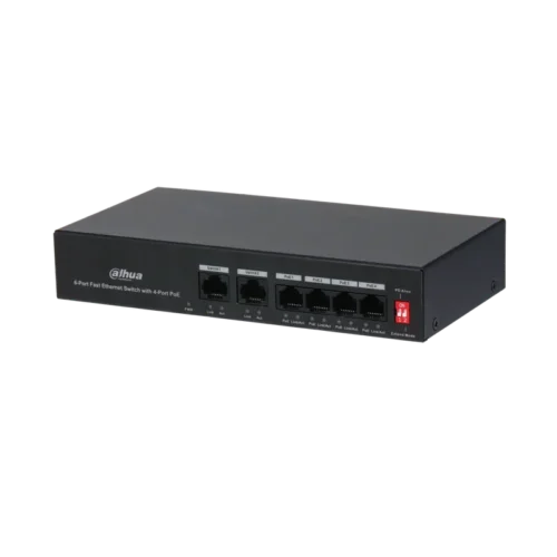 SWITCH 4 BOCAS POE DAHUA - 36W