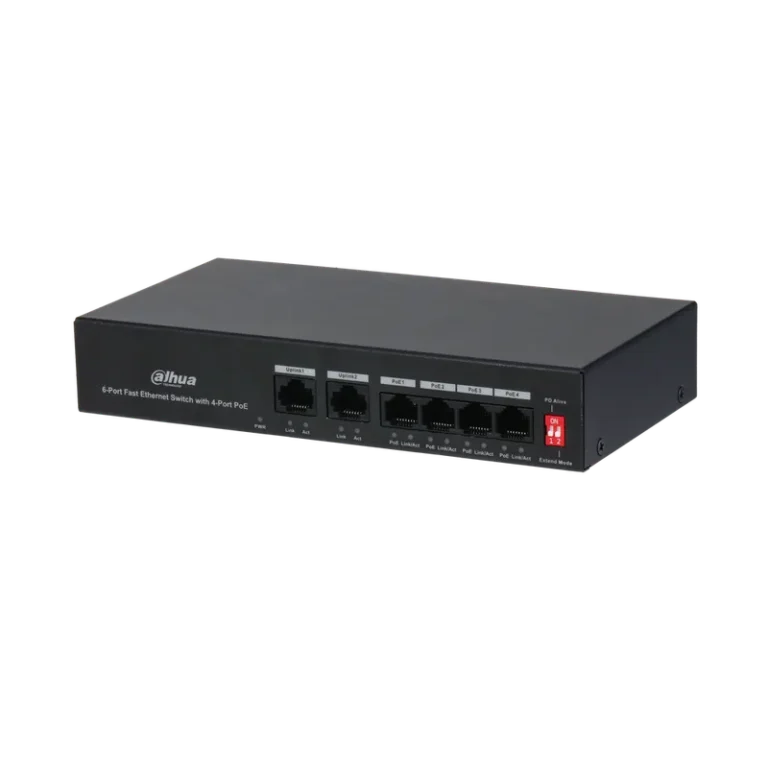 SWITCH 4 BOCAS POE DAHUA - 36W