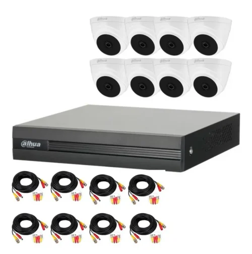 DH-KIT/XVR1B08-I-1T/8-T1A21N-0360B. KIT DAHUA 8CH HDCVI INCL. HDD 1TB