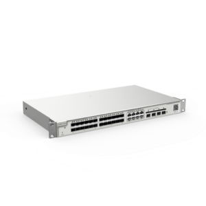 RG-NBS5200-24SFP/8GT4XS. Switch de capa 3 con 24 puertos SFP 1Gbps, 8 puertos GigaEthernet, 4 SPF+ h
