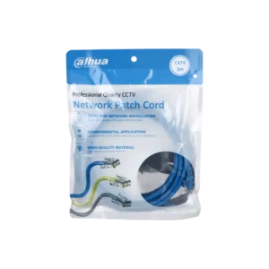 DH-PFM972-6U-3-AZ. Patch cord 3 metro Dahua categoría 6 de 24AWG COLOR AZUL