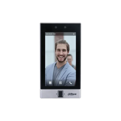 ASI7214S-W_1 DHI-ASI7214S-W. Control de Acceso Dahua con reconocimiento facial, clave, huella, código QR y tarjet
