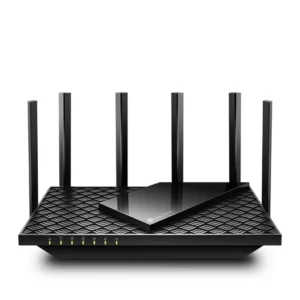 Archer AXE75. Router WiFi 6E Tp-Link AX5400 Triple banda (2402Mbps en 5GHz, 2402Mbps en 6GHz y 574Mbps en 2.4GHz) 1 puerto WAN 4 puertos LAN 1Gbps