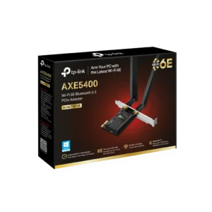 Archer-TXE72E. Adaptador PCIe AXE5400 WI-FI 6E Bluetooth 5.3 soporta ful estándar 802.11ax/ac/a/b/g/