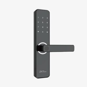 Cerradura-Inteligente-con-Sensor-de-Huella-ZKTeco ML100. cerradura digital biométrica wifi bidireccional con verificación por huella/clave/tarjeta.