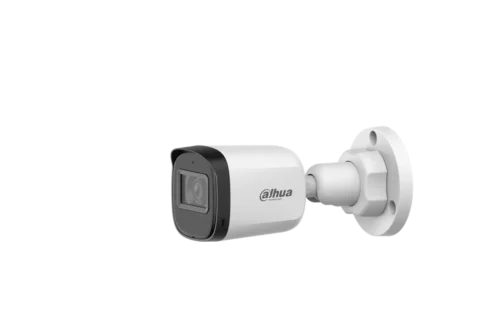 Cámara HDCVI Dahua de 2MP lente fijo de 2.8mm con audio IP67