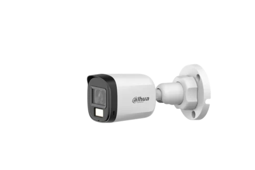 DH-HAC-B1A21N-U-IL-A-0280B. Camara Bala HDCVI Dahua 2MP Iluminacion Dual 30m Lente 2.8mm Mic IP67 12v