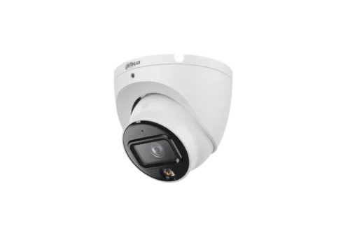 DH-IPC-HDW1639TP-A-IL-0280B-S6. Cámara IP Dahua de 6MP tipo eyeball lente fijo de 2.8mm doble iluminación de 30m protección IP67 con micrófono incorporado.