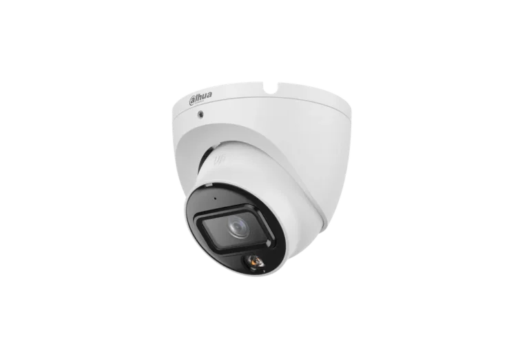 DH-IPC-HDW1639TP-A-IL-0280B-S6. Cámara IP Dahua de 6MP tipo eyeball lente fijo de 2.8mm doble iluminación de 30m protección IP67 con micrófono incorporado.