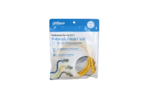 DH-PFM972-6U-2-yellow. Cable Patch Cord UTP Cat6 2 Metros Dahua Color AMARILLO