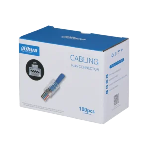 DH-PFM976-630-PT. Conector RJ45 para armar, categoría 6 caja de 100 unidades.