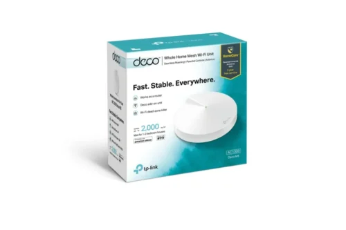 Deco M5. Router WiFi Home Mesh Tp-Link AC1300 doble banda (867Mbps en 5GHz y 400Mbps en 2.4GHz) MU-MIMO 2 puertos 1Gb