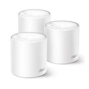 Deco X50(3-pack). Pack 3 Router WiFi 6 Home Mesh AX3000 doble banda (2402Mbps en 5GHz y 574Mbps en 2.4GHz) MU-MIMO 2x2 3 puertos 1Gb