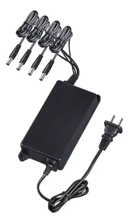 fuente de poder Dahua 4 canales regulada 12vcd 2.8 amperes 0.7 amper por canal proteccion de temperatura