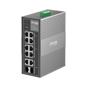 IES210GPP. Switch Industrial Omada fácil administración con 6 puertos PoE+ y 2 puertos PoE++