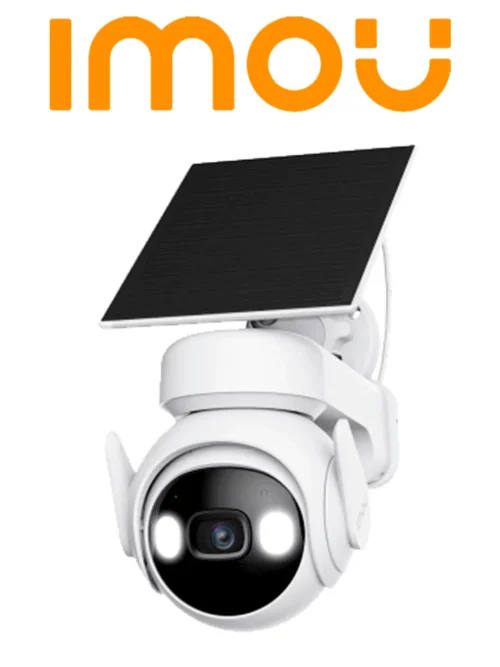 KIT/IPC-K9EN-3T0TE-AM/FSP12-TYPEC. IMOU CELL PT 4G CON PANEL Cámara WiFi Cell PT 4g con panel solar lente de 3.6mm y 88° de apertura audio bidireccional y sensor PIR integrado para seguridad avanzada