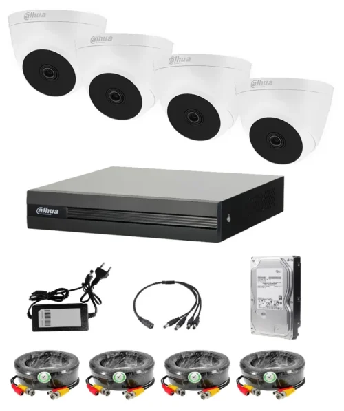 KIT_DH-XVR1B04-1T-4-T1A21N-0360B-DAHUA-FOTO1-1 DH-KIT/XVR1B04-1T/4-T1A21N-0360B . KIT 4CH DAHUA HDCVI. INCL. 1 HDD DE 1TB.