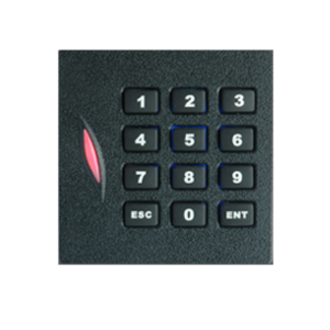 KR102E-b KR102E. Lector esclavo de tarjetas RFID 125khz con teclado, wiegand 26bits, uso exterior ip65.