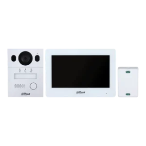 DHI-KTX01(F). Kit Video portero de 2 Hilos pantalla de 7" (VTO2003F / VTH5123H-W / VTNC1003C / VTM114)