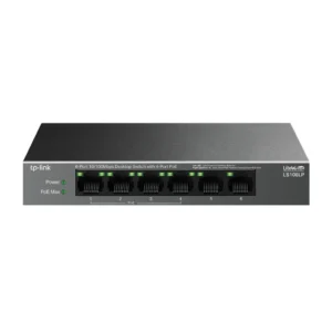 LS106P. Switch tp-link de 6 puertos 10/100Mbps switch de escritorios con 4 puertos PoE+