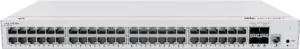 S220-48P4X. Switch Huawei eKit 48 puertos PoE 10/100/1000Base-T 4 Puertos 10GE SFP+ 380W de potencia capacidad de conmutación de 176 Gbit/s capacidad de reenvió de paquetes de 131 Mpps