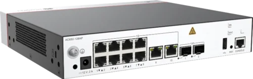 AC650-128AP. Controlador WAC Huawei para 128 AP cuenta con 10 puertos 10/100/1000BASE-T y 2 puertos 10GE SFP+