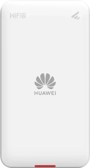 AP263. AP de pared HUAWEI serie eKitEngine con tecnología 802.11ax alcanza velocidad máxima de 2975Gbps cobertura máxima de 13m recomendado para máximo 64 usuarios concurrentes.
