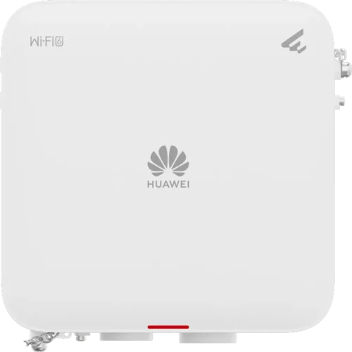 AP761. AP de exterior Huawei eKit Wifi 6 con velocidad de 1.775 Gbps cuenta con doble banda recomendado para 120 usuarios concurrentes cuenta con 1 puertos 1 Gbps y 1 SFP alcance optimo de 120m