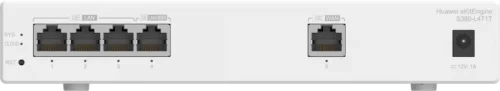 S380-L4T1T. Gateway Huawei eKit 1 puerto WAN 4 puertos LAN 10/100/1000Base-T soporta 200 usuarios concurrentes, capaz de administrar hasta 32 APs
