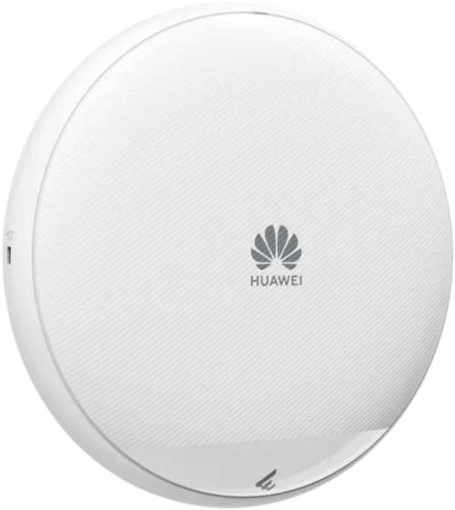 AP572. AP Huawei eKit Wifi 7 con velocidad de 6.45 Gbps cuenta con 2 bandas recomendado para 160 usuarios concurrentes cuenta con 1 puertos de 2.5Gbps Poe y 1 puerto 1GE alcance optimo de 30m