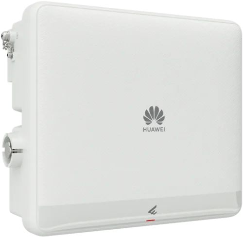 AP772E. AP de exterior Huawei eKit Wifi 7 con velocidad de 6.45 Gbps recomendado para 130 usuarios concurrentes cuenta con 1 puertos 2.5 Gbps y 1 SFP+ alcance optimo de 250m Protección IP68