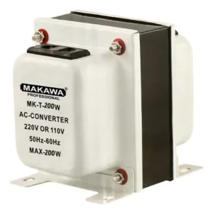 MK-T-200W. Transformador eléctrico de 220V a 110V con capacidad de 200W