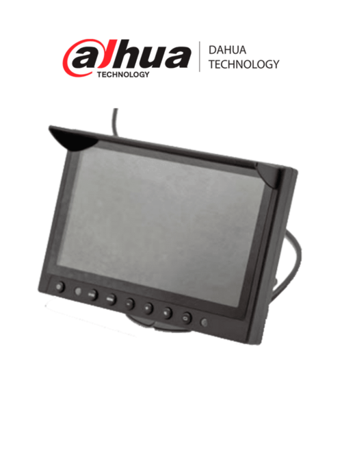 DHI-MLCDF7-E. Monitor 7" de Cristal liquido (LCD) para dispositivos moviles, conector M12 A-coding