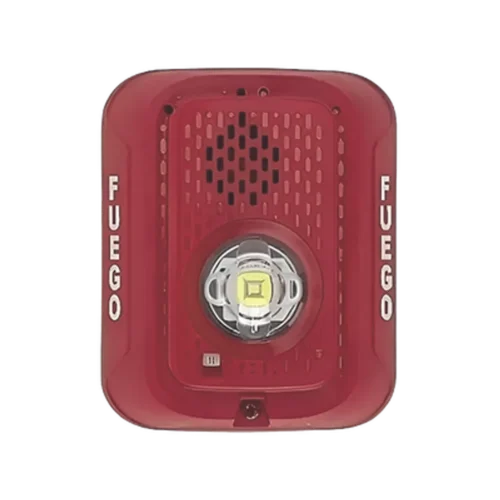 P2RLED-SP. Sirena para incendios con luz estroboscopiaca led