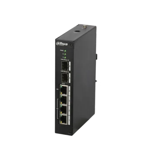 DH-PFS3206-4P-120. Switch Poe Dahua No Admin 2 SFP 1xGiga 3x100Mbps 120W Hi-Poe