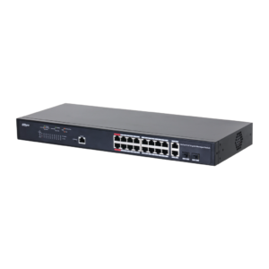 DH-PFS4218-16GT-130. Switch administrable de 16 Puertos PoE Gigabits 2 puertos SFP combos 130W 1 pue