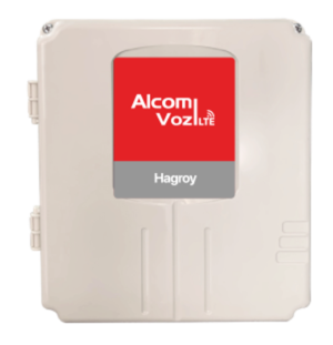 HG-AC-ALMVZ4G. Alarma comunitaria ALCOM VOZ LTE 500 usuarios y 500 llaveros chip 4G APP iHAGROY