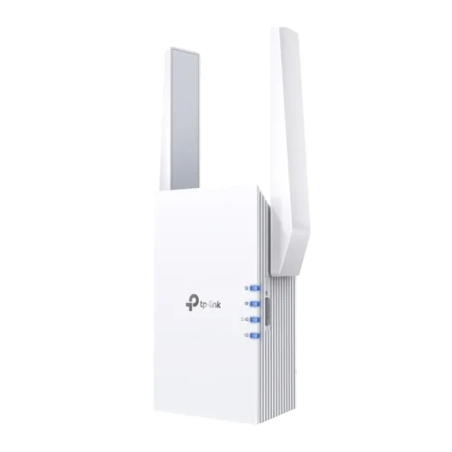RE605X. Extensor Wifi AX1800 doble banda (1201Mbps en 5GHz y 574Mbps en 2.4GHz) 2 antenas externas 1 puerto ethernet 1Gbps