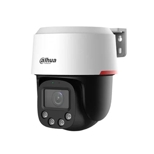 DH-SD2C400NA-B-PV-0400-S2-PRO. Cámara IP Dahua tipo PT de 4MP lente de 4mm con tecnología WizColor audio bidireccional auto tracking protección IP66 iluminación de hasta 30m
