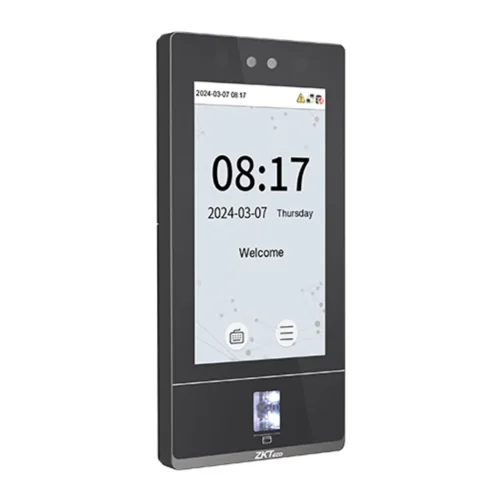 SenseFace 7A. Terminal de control de acceso Standalone IP, Reconocimiento facial, huella, Tarjeta ID 125kHz, Protección IP65