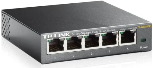 TL-SG105E TP-LINK 5-1000 Metalico Switch Smart Fuente-externa-9V no-Rack