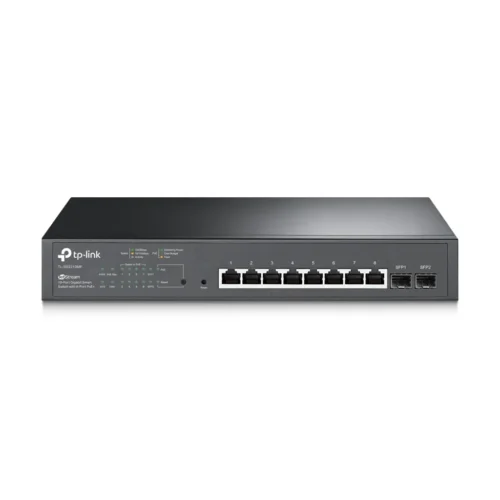 TL-SG2210MP. Switch Poe inteligente Gigabit de 10 puertos JetStream con 8 puertos PoE+
