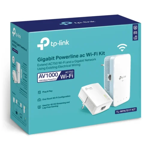 TL-WPA7517KIT. Kit de Wi-Fi AV1000 Gigabit Powerline ac