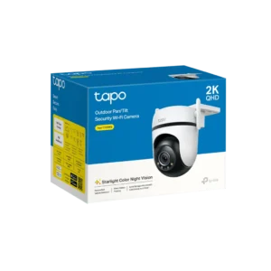 Tapo C520WS. Cámara WIFI Tapo tipo PT de exterior resolución de 2K con protección IP66 e IA (seguimiento de personas y vehículos)