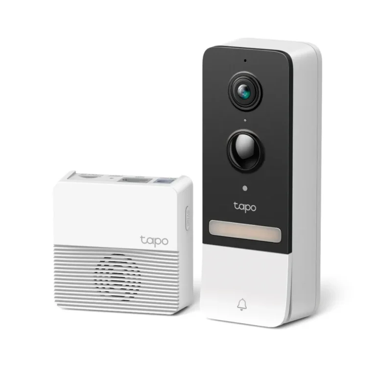 Tapo_D230S1-1-1 Tapo D230S1. Timbre Inteligente con Vídeo y Batería Tapo video en vivo de 5MP visión nocturna a color, detección inteligente de personas, audio bidireccional.