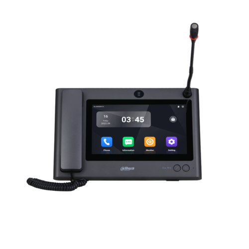DHI-VTS8A40B-CG. Estacion maestra conserjeria pantalla 10" Android 11 audio vidireccional por altavo